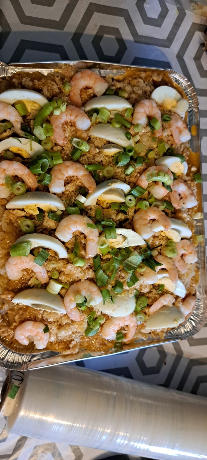 Palabok with Seafood
